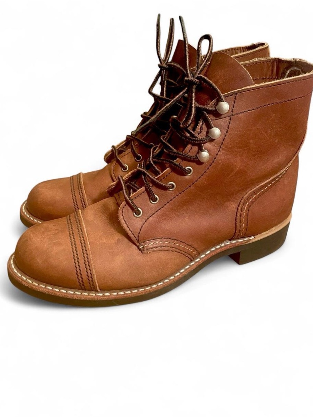 Red Wing Iron Ranger 3365 Amber Harness Leather Women’s 7.5 Excellent